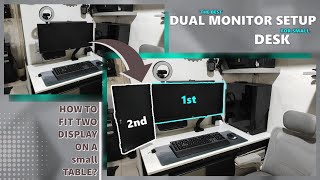 Dual Monitor Setup For Small Desk