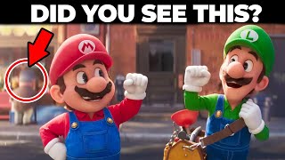 10 SECRETS You MISSED In The SUPER MARIO BROS. MOVIE Official Trailer