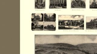 Bristol Connecticut 1907 Panoramic Birds Eye View Map 6452