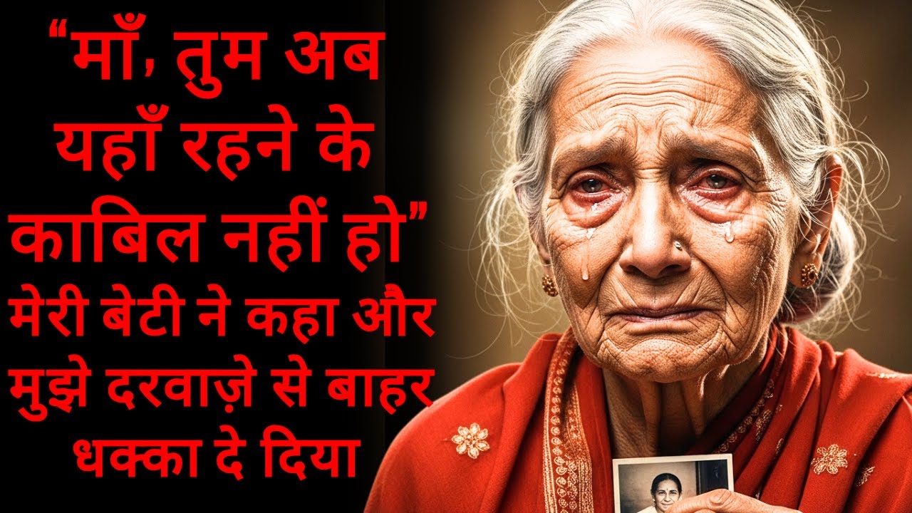 “माँ, तुम अब यहाँ रहने के काबिल नहीं हो” मेरी बेटी ने कहा और मुझे दरवाज़े से बाहर धक्का दे दिया