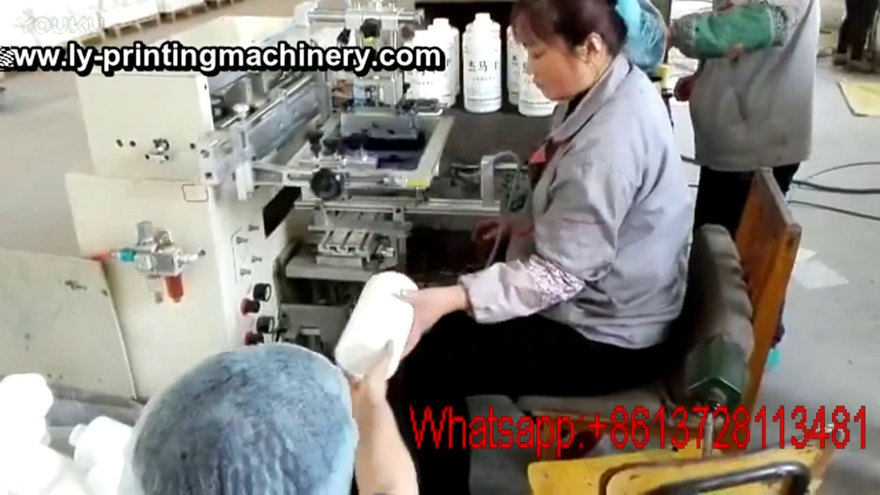 shampoo bottle printing machine washing bottle printing machine