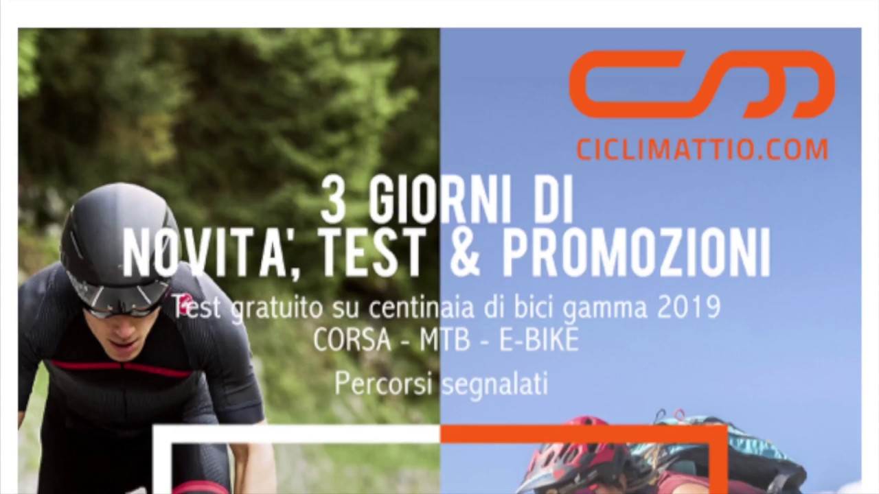 Cicli Mattio. Open Day 2018 Test delle nostre bici - YouTube