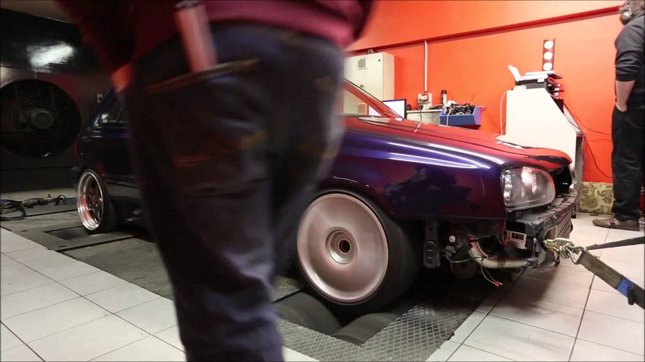 VW Golf VR6 24v Turbo Dyno Pulls