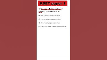 KSET PAPER 1||Mcq questions#ksetgenralpaper