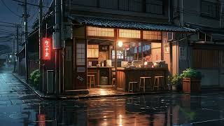 Midnight Ramen Shop 🌧️ Relaxing Lofi Beats with Rain Ambience
