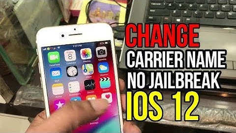 How To Change Carrier Logo on iPhone No Jailbreak No computer iOS 12 - 12.1.2