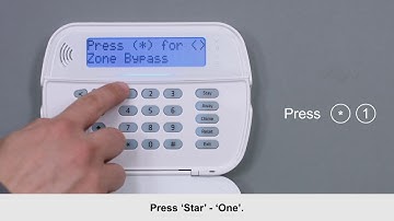Bypassing Zones on the PowerSeries Neo LCD Keypad