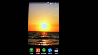 Sunset Ocean Live Wallpaper HD