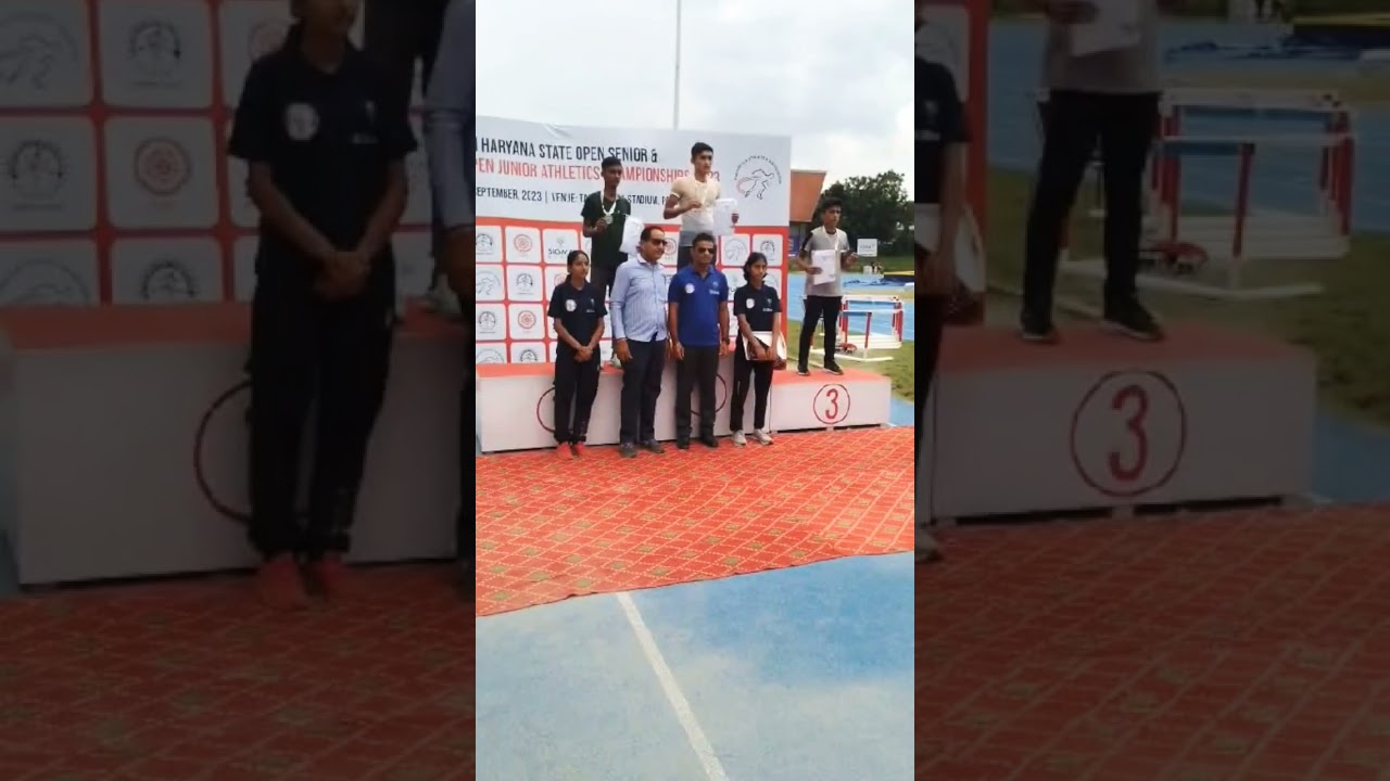under 14, 60m sprint ( gold medalist )under coaching of rajender Kumar bisla(jogi) 