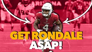 Get Rondale Moore on your Fantasy Squad ASAP!