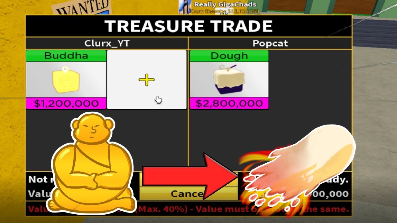 I got scammed for my buddha for dough king, can u guys report him and host  dough king i give grav : r/bloxfruits