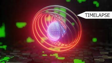 Blender 2.8 EEVEE - Sci Fi Sphere Timelapse