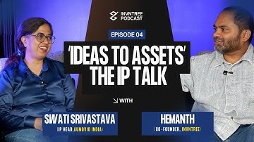Ideas to Assets: The IP Talk Intro| Swati Srivastava (Aumovio India) & Hemanth Puttaiah (InvnTree)