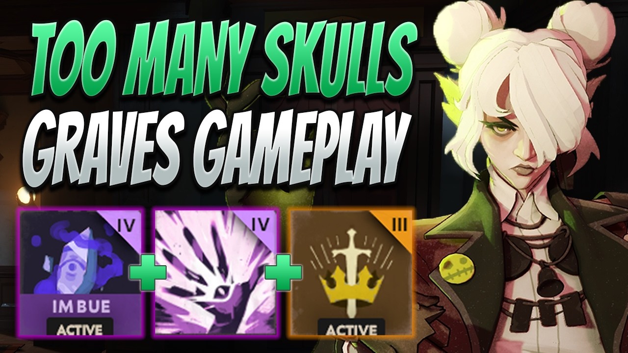 12 💀 and they're 🪦 | Graves Gameplay | Deadlock