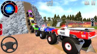 Impossible Monster Truck Stunt Racing 3D - Extreme Mega Ramp Driver Simulator #1 - Android GamePlay screenshot 3