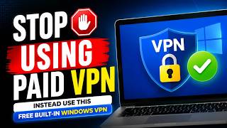How to Setup 100% FREE VPN on Windows | Built-in VPN for Windows screenshot 3