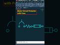 AutoXAD Electrical Practice-Motor Circuit Protection With Fuse #autocad #motor #fuse #protection