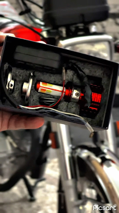 Honda cg 125 || 2025 model || M4 led light installation😉 #automobile #honda125