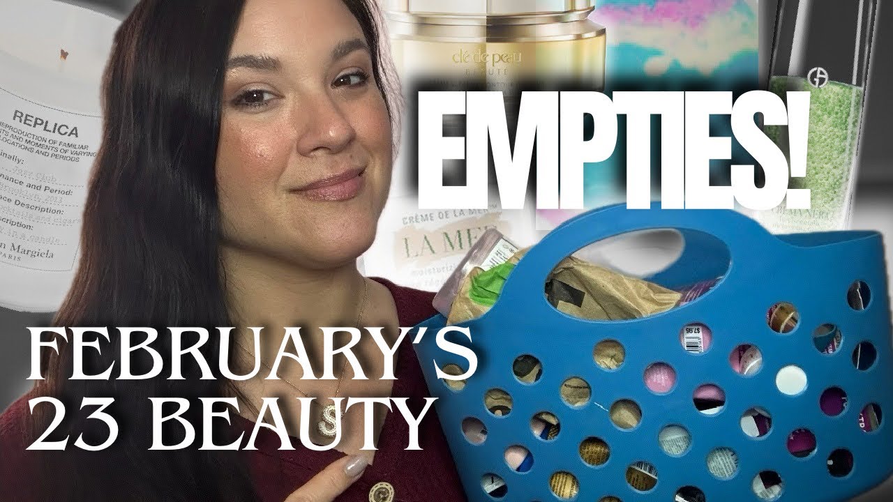 FEBRUARY BEAUTY EMPTIES: La Mer, Lush Cosmetics, Cle de Peu, Armani & More! 23 Speed Reviews!