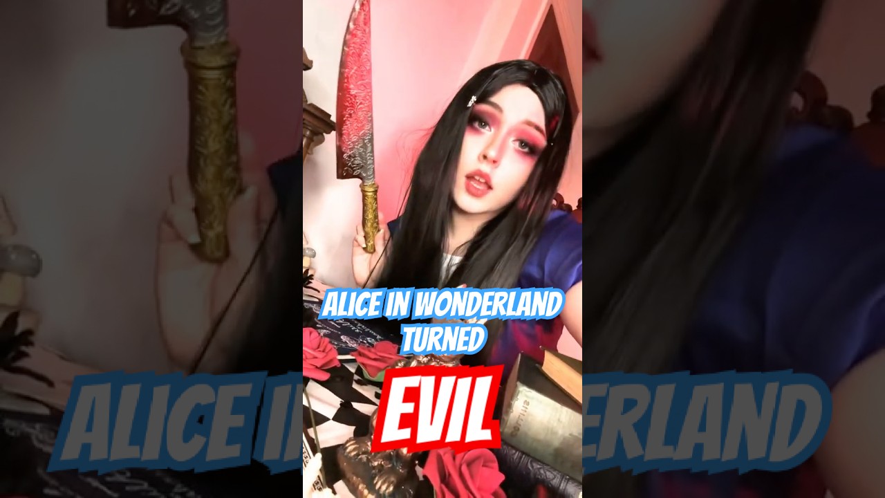 Alice in wonderland turned evil… 