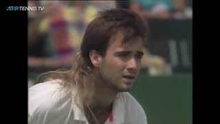 Key Biscayne 1990 SF Agassi vs Berger
