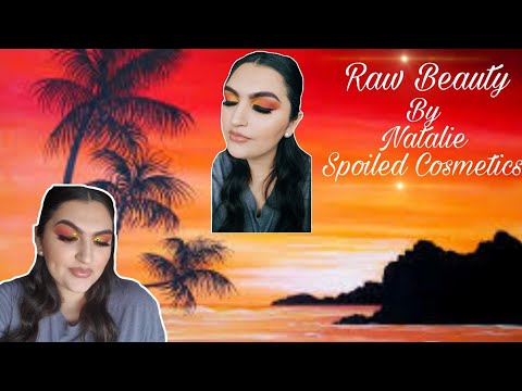 Raw beauty By Natalie Spoiled Cosmetics Eyeshadow Look