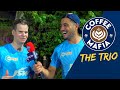 The Coffee Trio - Marcus Stoinis, Steven Smith and Tom Curran