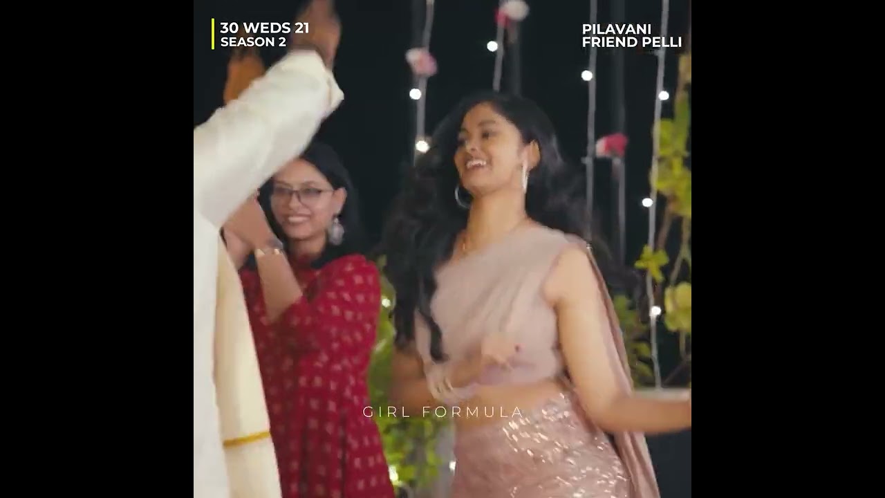 30 Weds 21 Pilavani Friend Pelli Party Meghana Dance  | Reels | Ananya Whatsapp Status | Chai Bisket