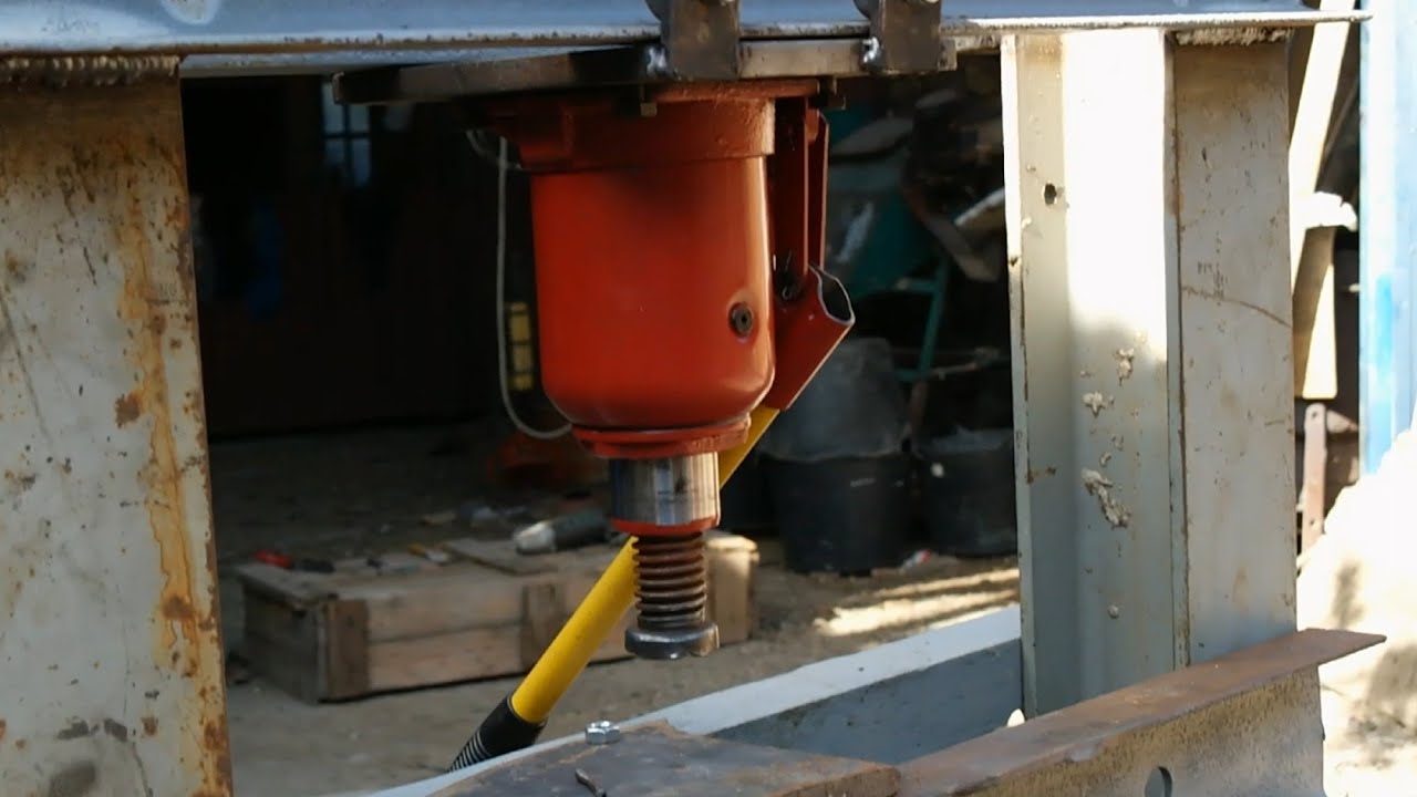 Make Hydraulic Jack to Work Upside Down. Modify a Hydraulic Jack to