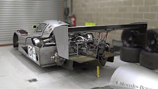 The Legendary Mercedes Sauber C9/11 Group C Car Engine Sound | 5.0L Mercedes M119 Twin Turbo V8