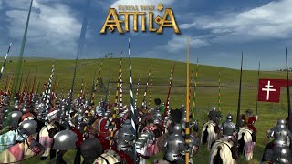 Total War Attila - 1212AD Mod - Duchy of Lorraine vs Duchy of Lesser Poland