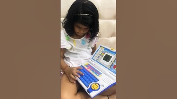 Shravya’s new kids laptop 💻 from Amazon