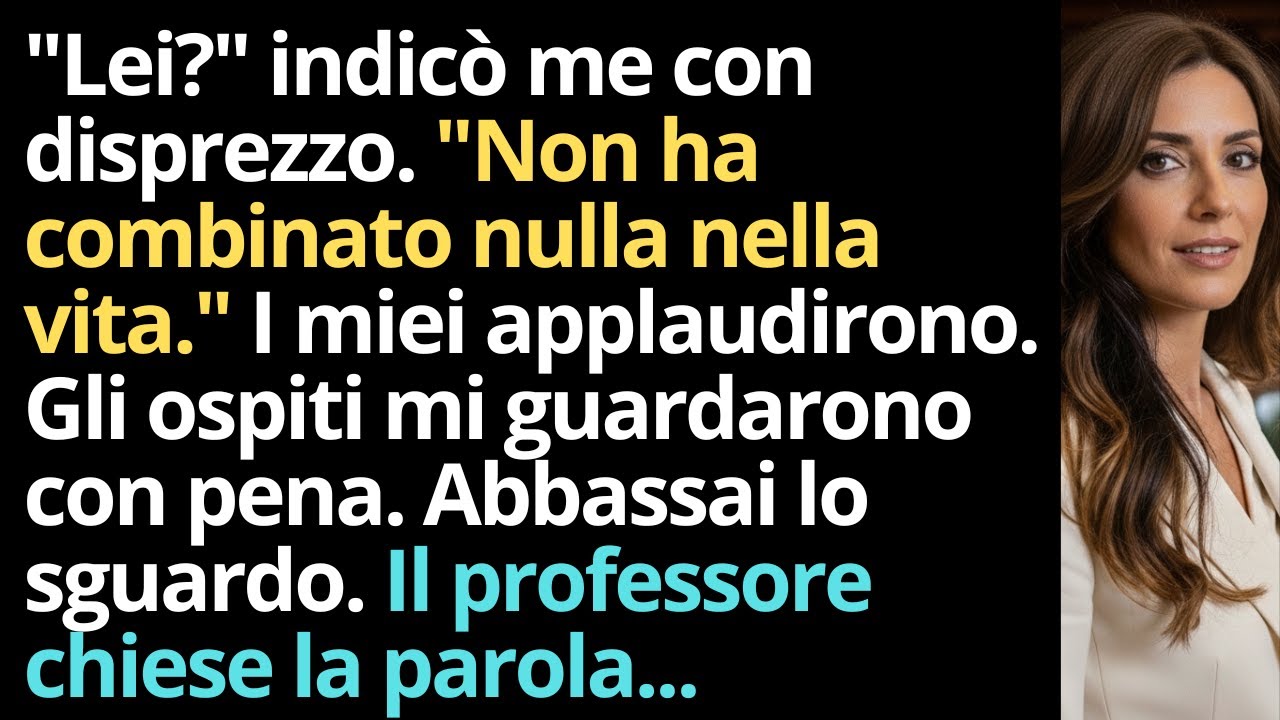 Mia Sorella Mi Ha Disprezzato Pubblicamente Alla Laurea—Il Professore Aveva Preparato Una Sorpresa..