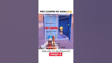 Pro camper 🔥😲 @AjayXgamer32 ✅ #bgmi #pubgmobile #viralvideo #viralnow #gaming #foryou #shorts #1v2