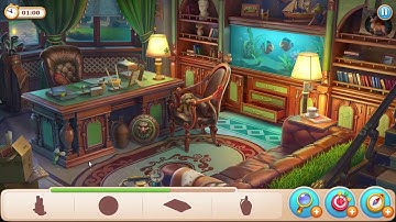 Manor Matters hidden items #29  In the Study with pictures  - pass |gameplay