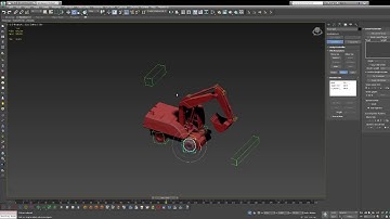 Excavator Simple Rigging | 3Ds Max | best method for beginners