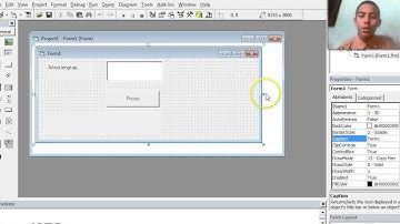 Cara membuat program sederhana di Visual Basic 6