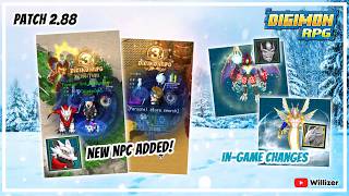 Digimon Rpg - Patch Note 2.88