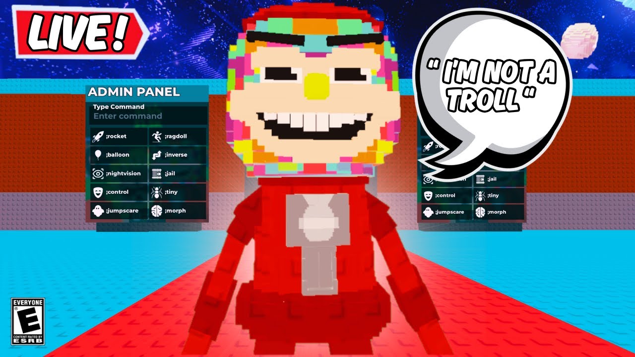 LIVE🔴TROLLING in STEAL A BRAINROT w/ ADMIN PANEL!🤣 