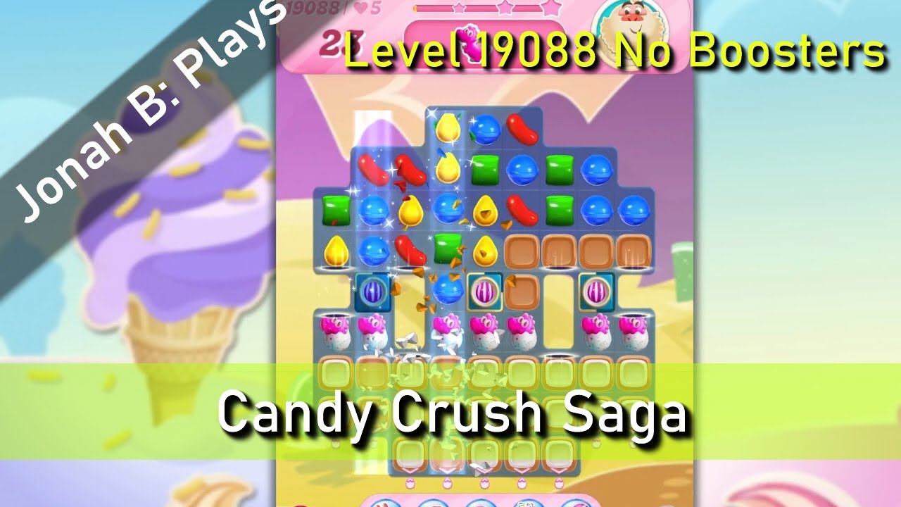 Candy Crush Saga Level 19088 No Boosters