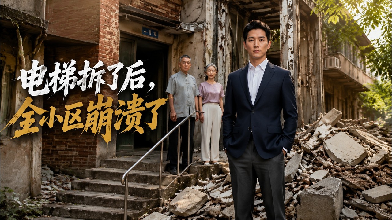 電梯拆了後，全小區崩潰了