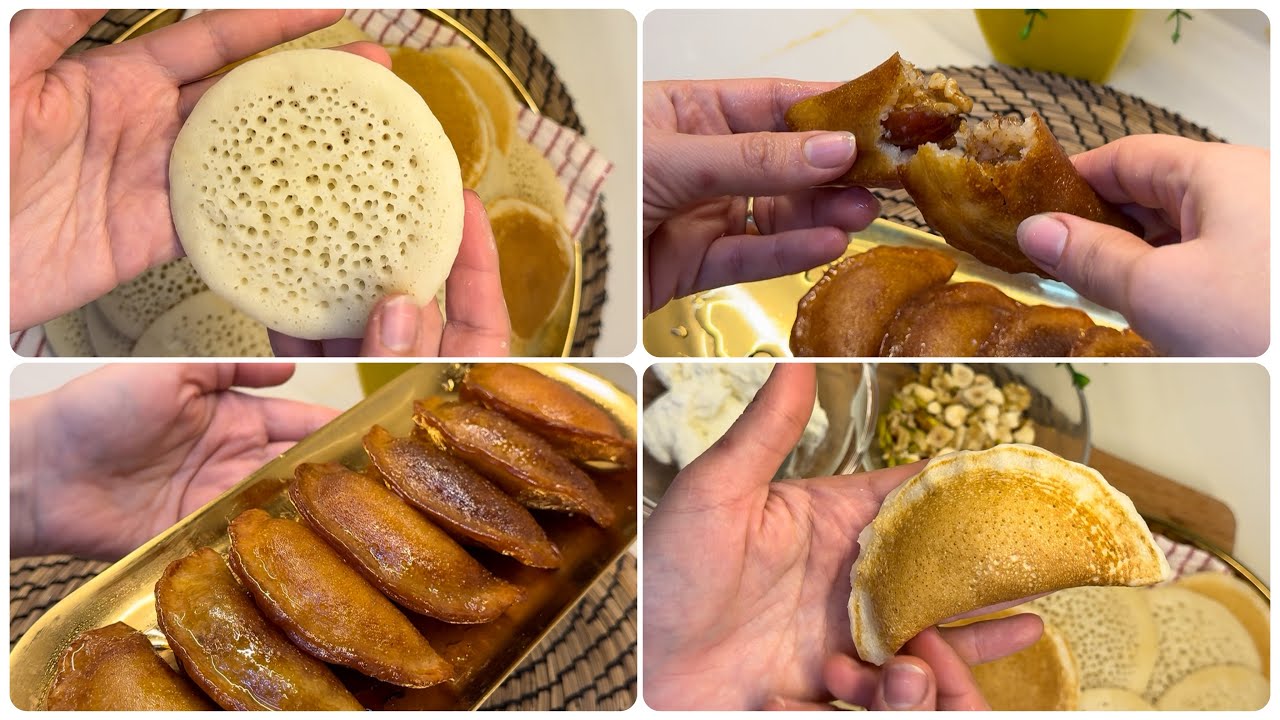 القطايف قومي اعمليها وفي الفريزر خزنيها وعلى الفطار اقليها وفي الشربات نزليهاا 😍❤️ 