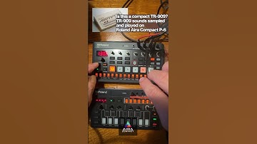 TR-909 Sounds sampled and Play on Roland Aira Compact P-6 #housemusic #tr909 #myroland