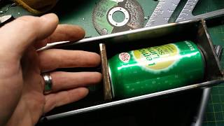 Building an air powered pneumatic can crusher!  Best DIY Can Crusher! screenshot 1