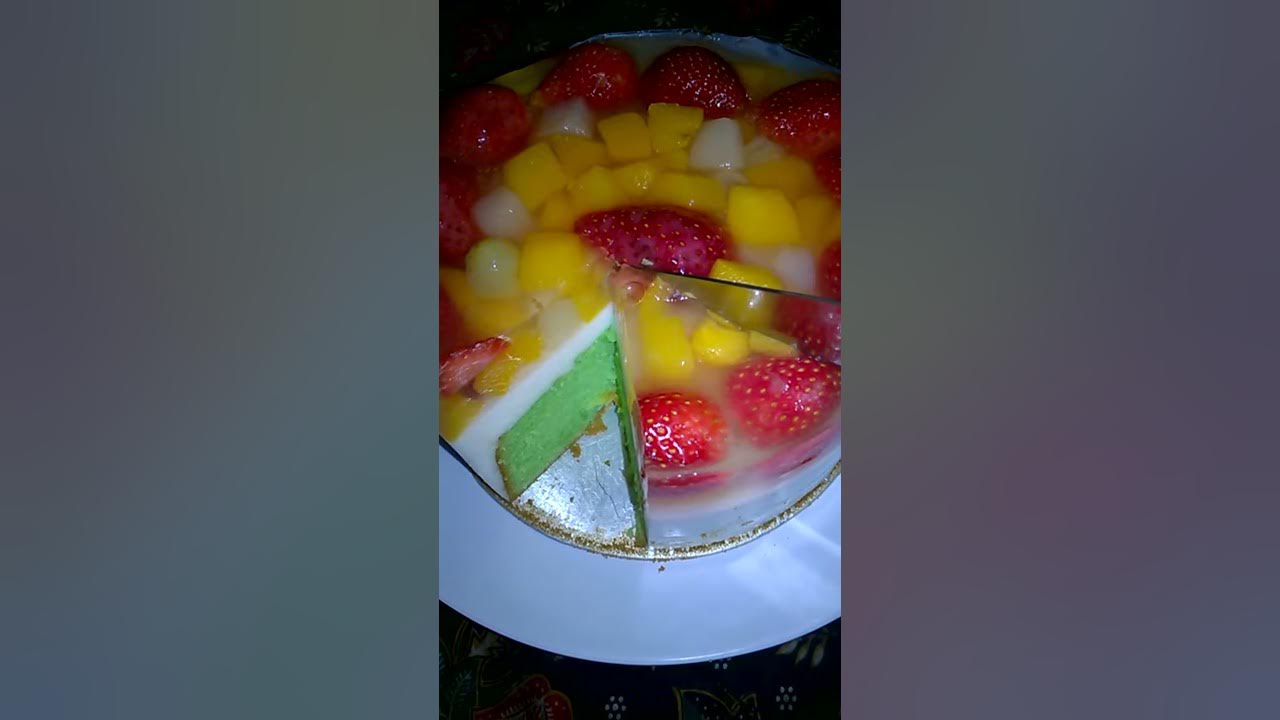 Puding bolu segar Puding bolu segar