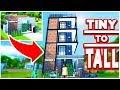 TINY BUILD TO TALL BUILD! W/ The Sim Supply [The Sims 4]