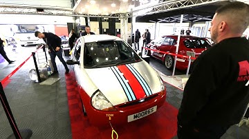 EnduroKA Live build  time-lapse at motorsport days live with Alex Reade Motorsport livery