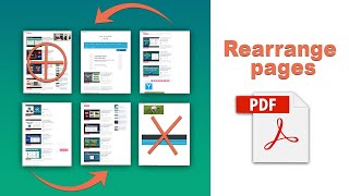 How to reorder pages in pdf using adobe acrobat pro dc