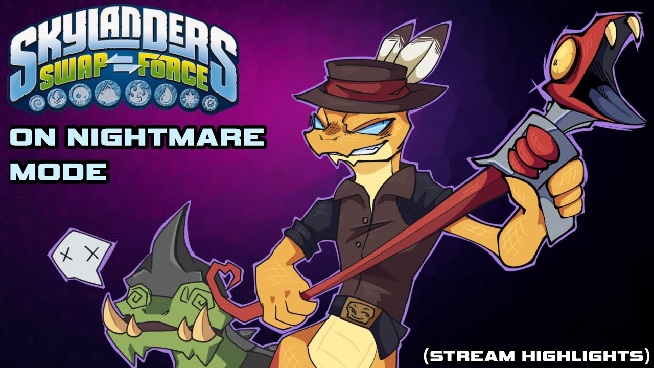 The Skylanders: Swap force nightmare mode experience (stream highlights)