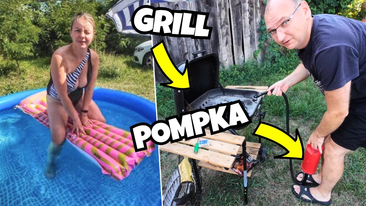 Przyjeżdżają do nas Goście !!! - Grill, Basen